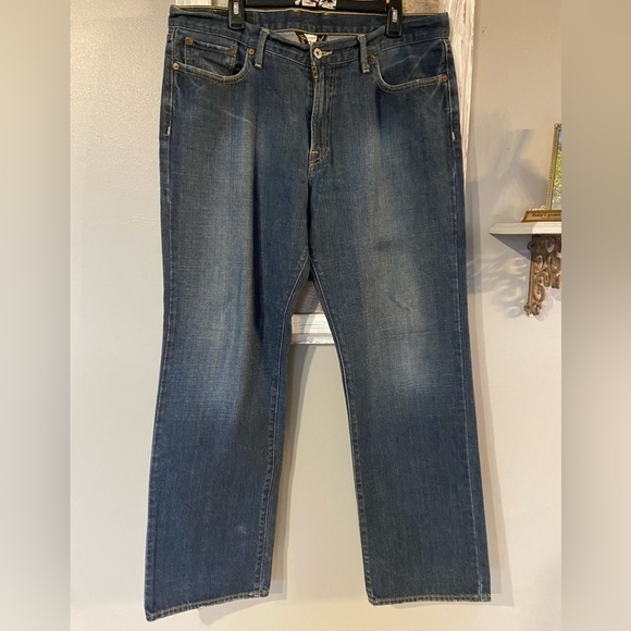Lucky Brand Vintage Straight 36 X 32 Jeans Cotton Factory Fade - Picture 1 of 9